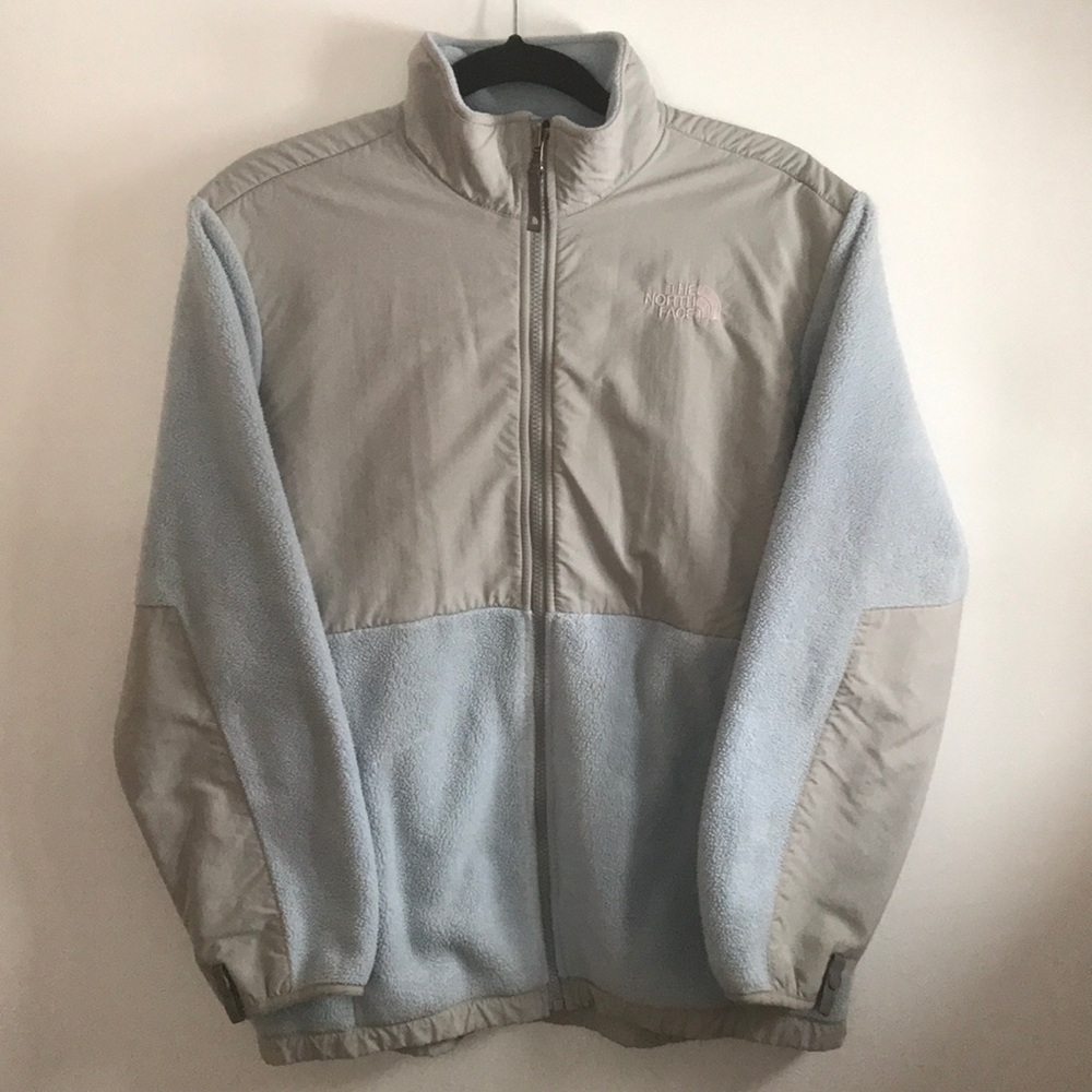 🎉Girl’s light blue/gray zip up jacket